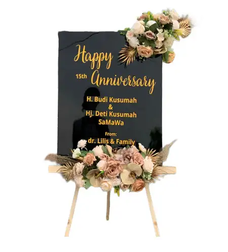 Papan Bunga Akrilik Waluyo